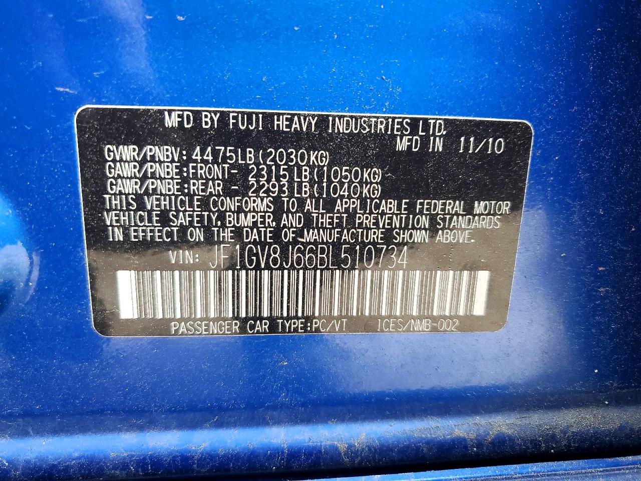 Subaru WRX Wrx Sti