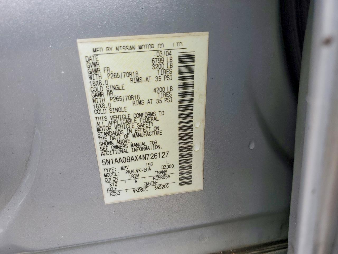 Nissan Armada Se Se