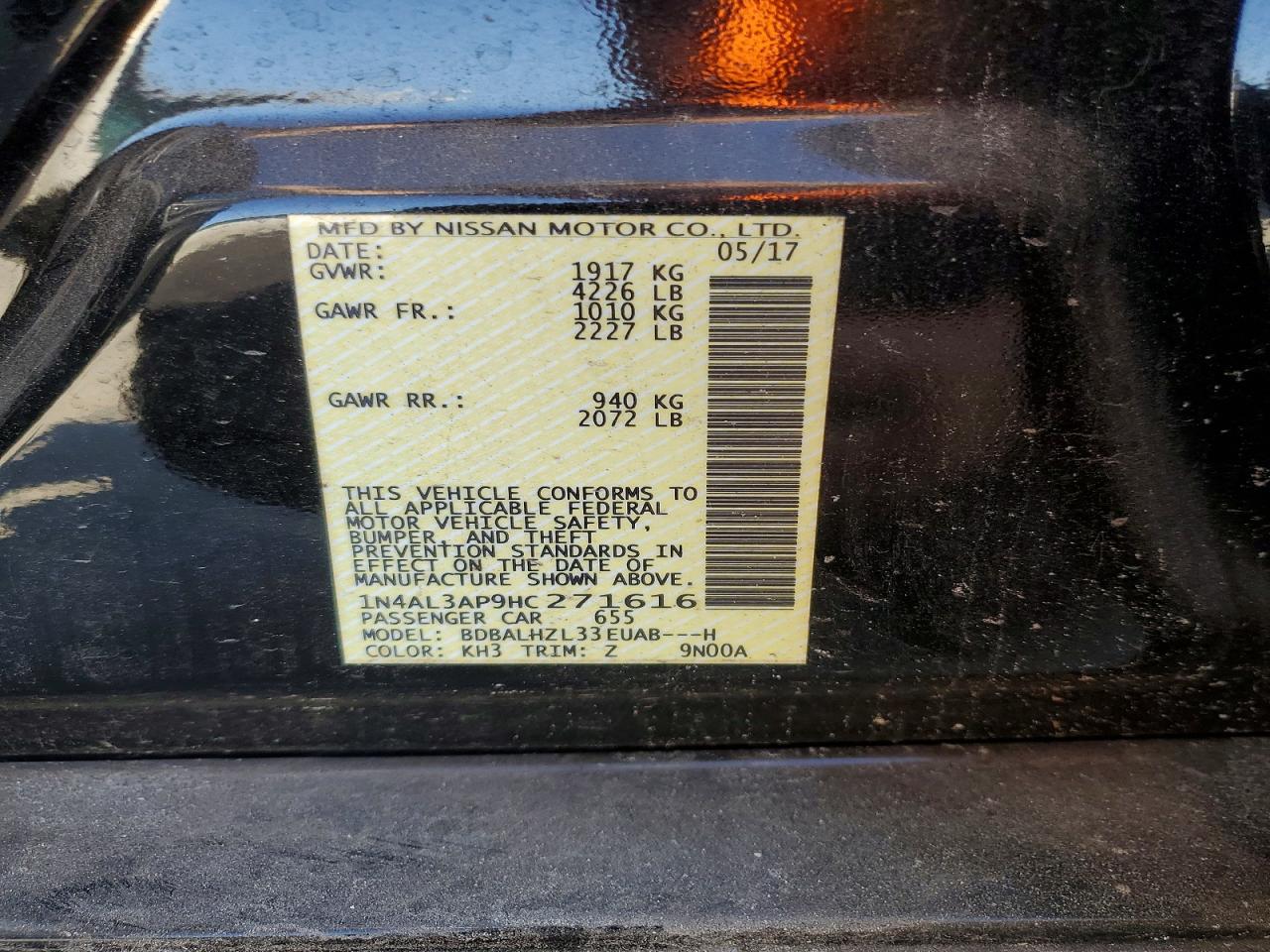 Nissan Altima 2.5 Sr