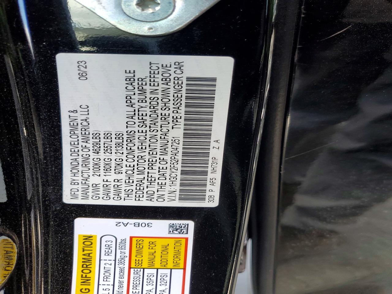 Honda Accord Hybrid Sport