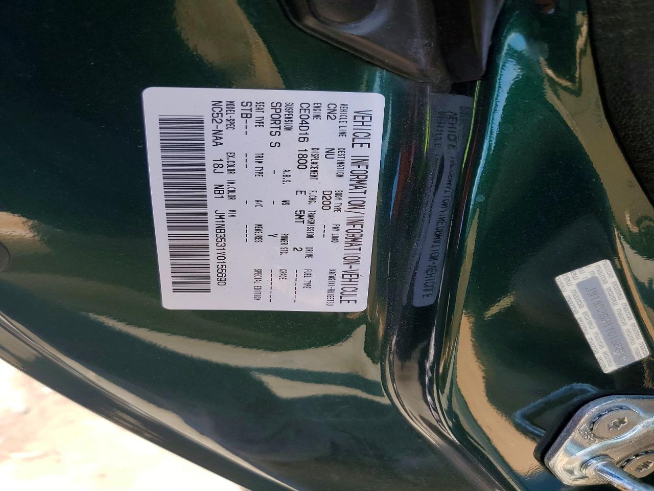 Mazda Mx5 Base