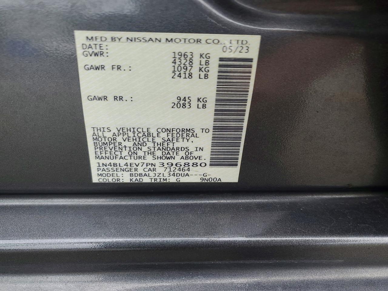 Nissan Altima Sl