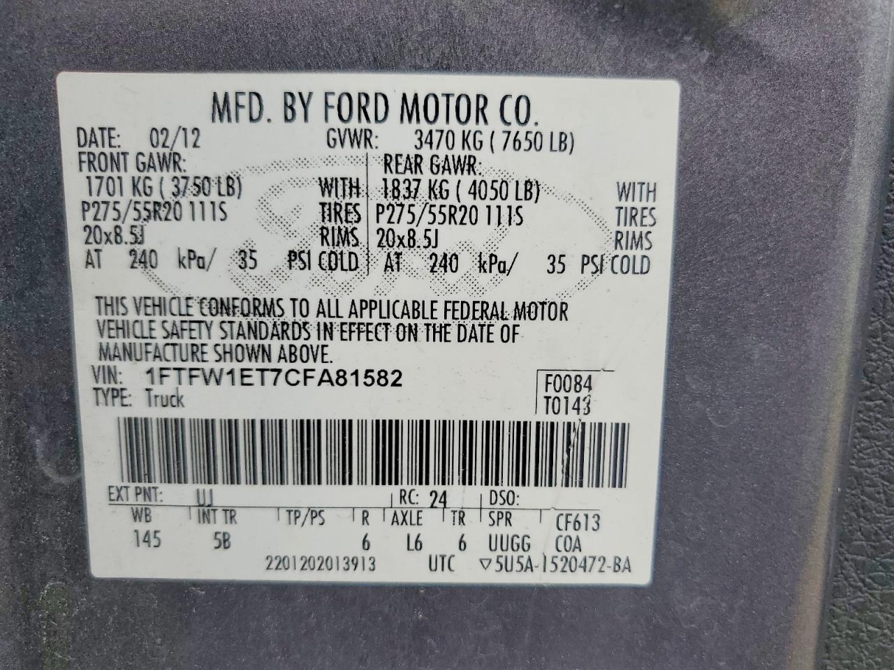 Ford F-150 Supercrew