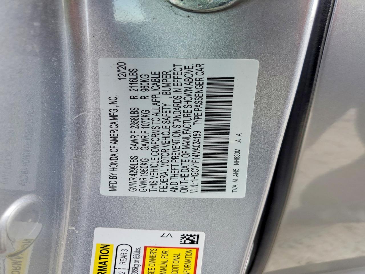 Honda Accord Lx