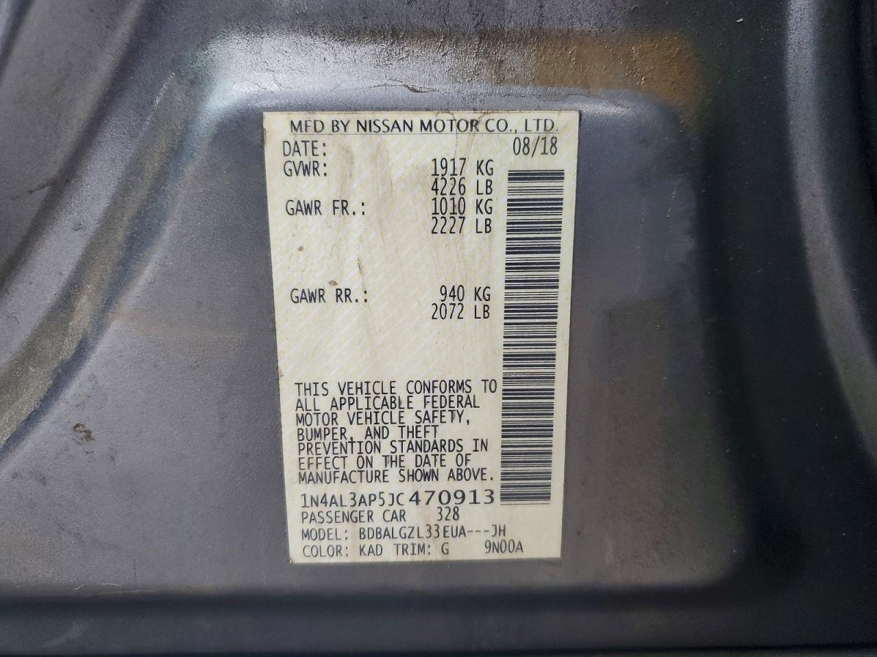 Nissan Altima 2.5 S