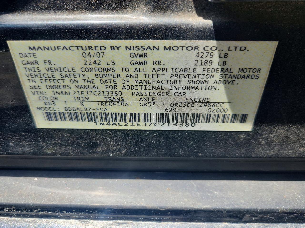Nissan Altima 2.5