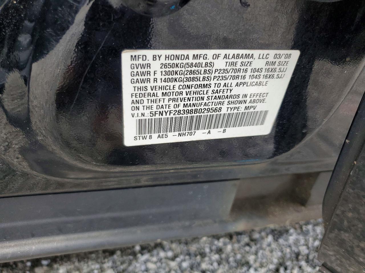 Honda Pilot Se