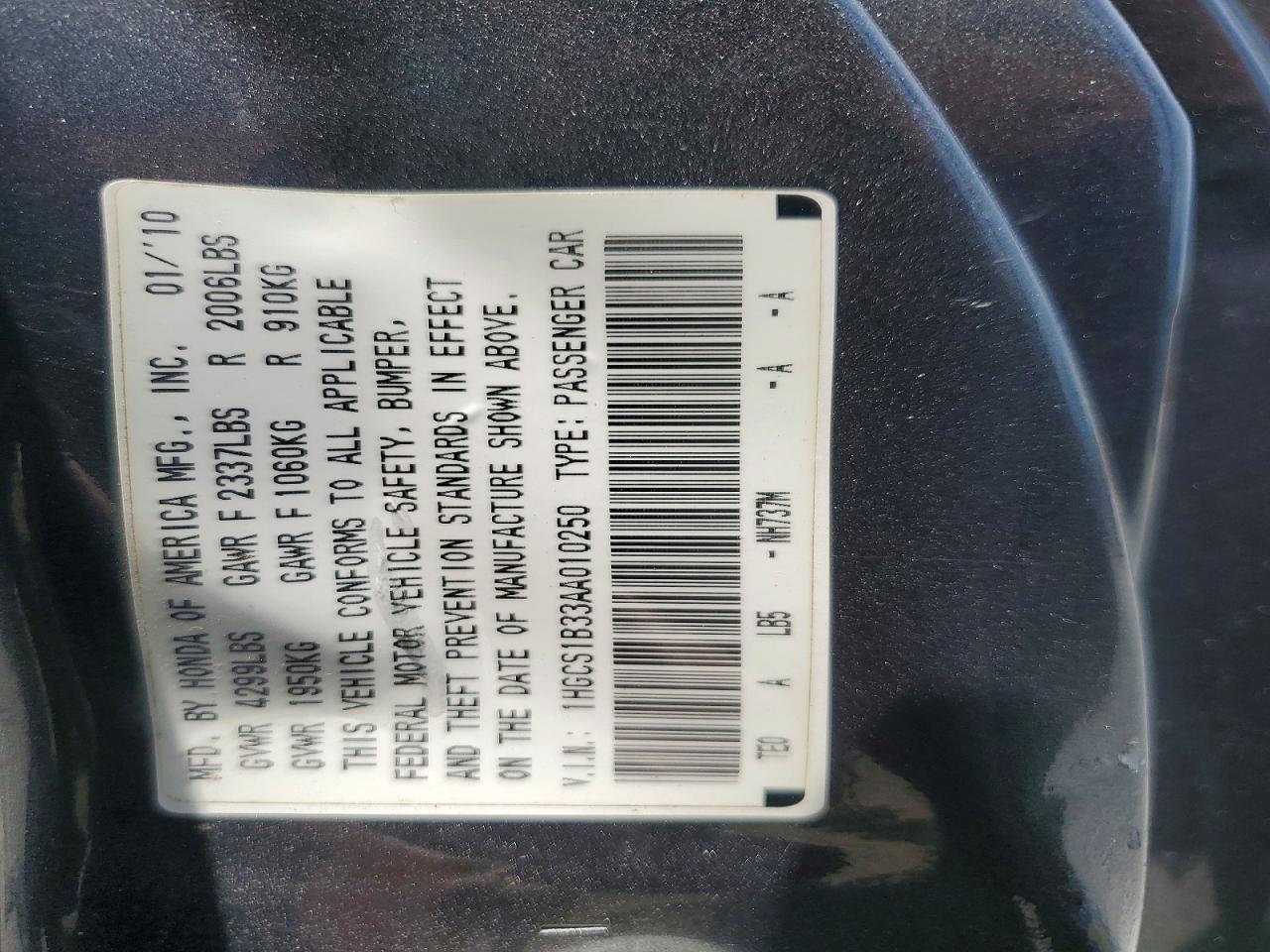 Honda Accord Lx