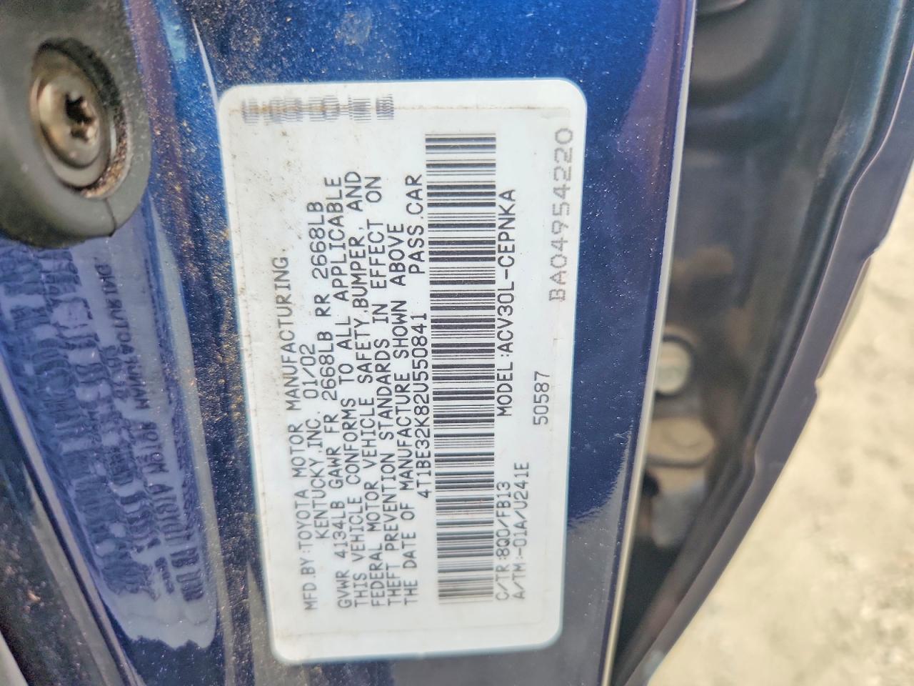 Toyota Camry Le