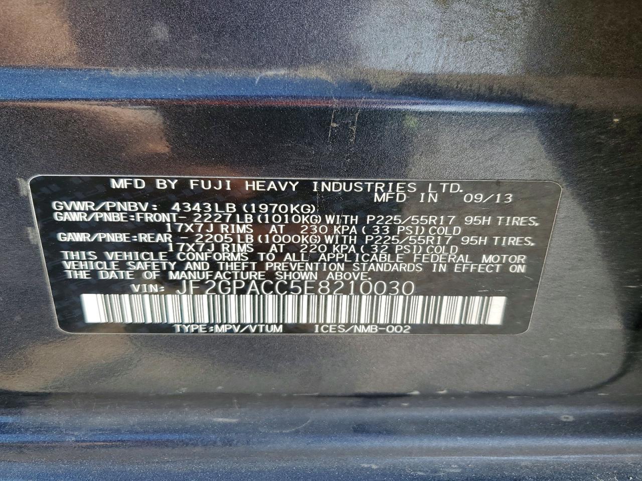 Subaru Xv 2.0 Premium