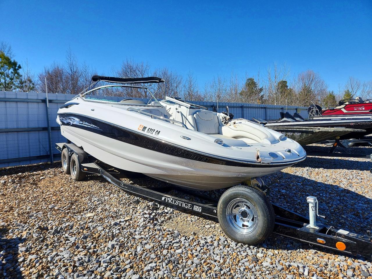 Salvage Crownline Boat Image