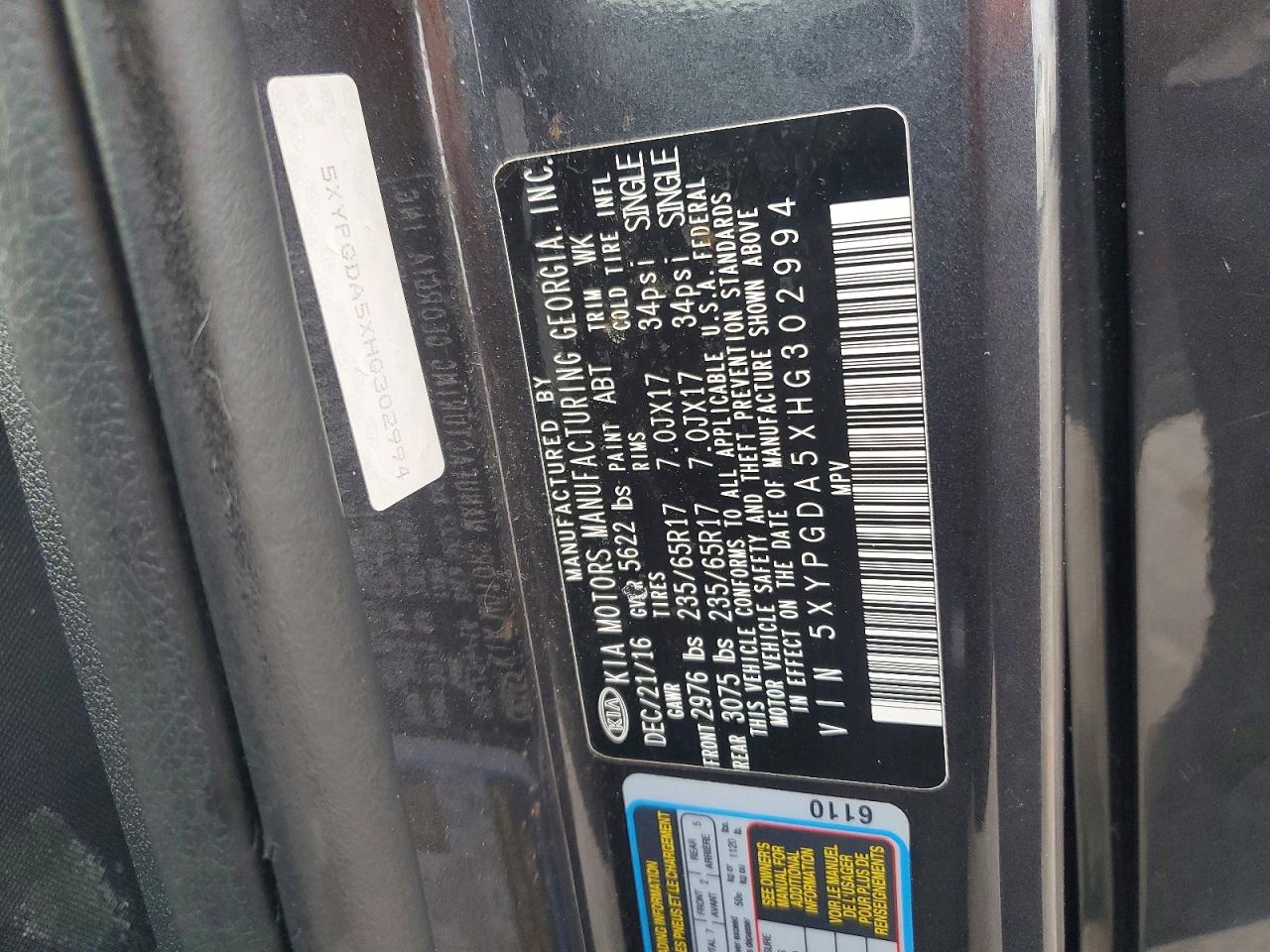 Kia Sorento Lx V6