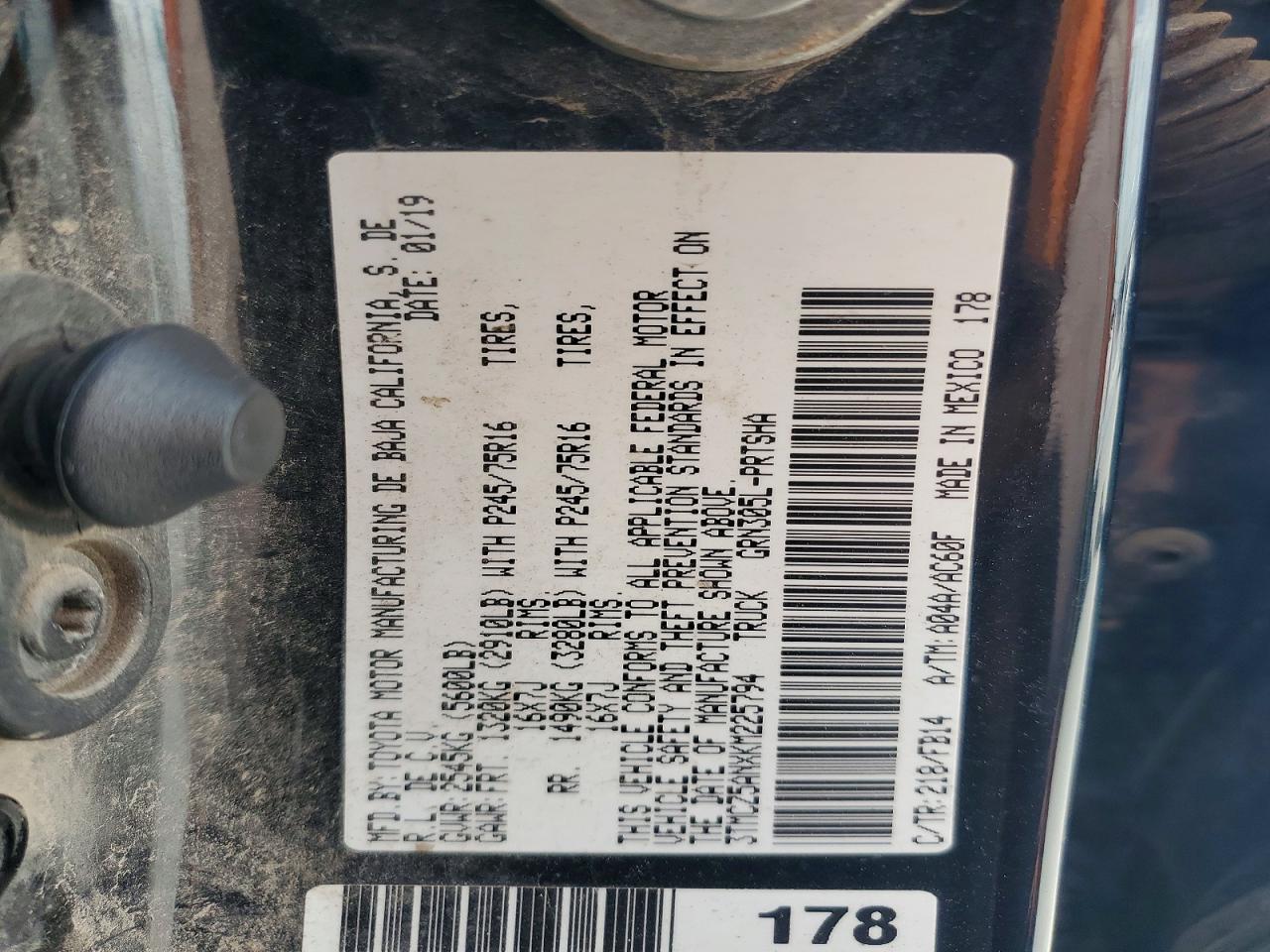 Toyota Tacoma Sr V6