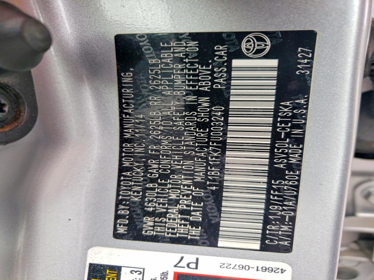 Toyota Camry Se