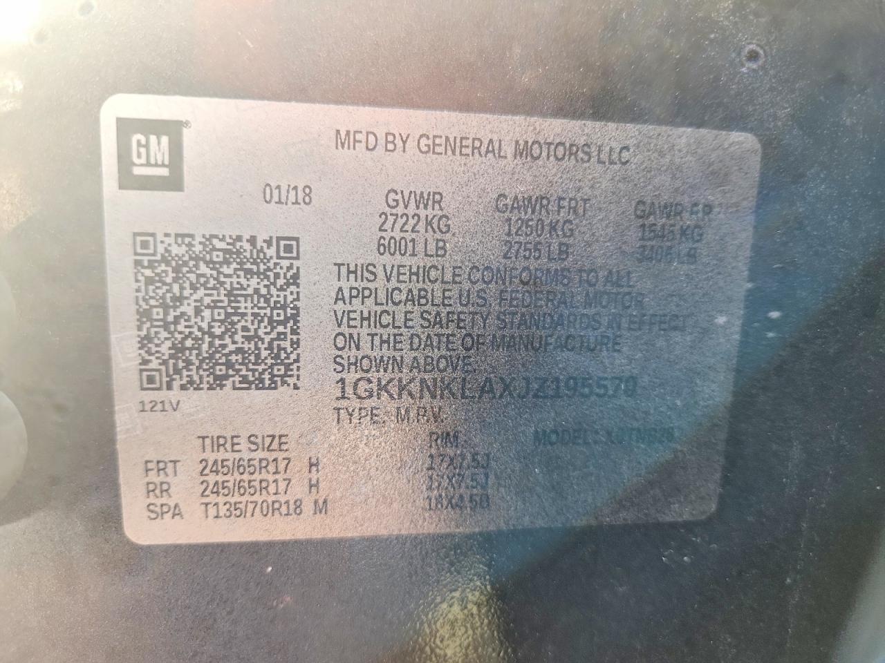 GMC Acadia Sle