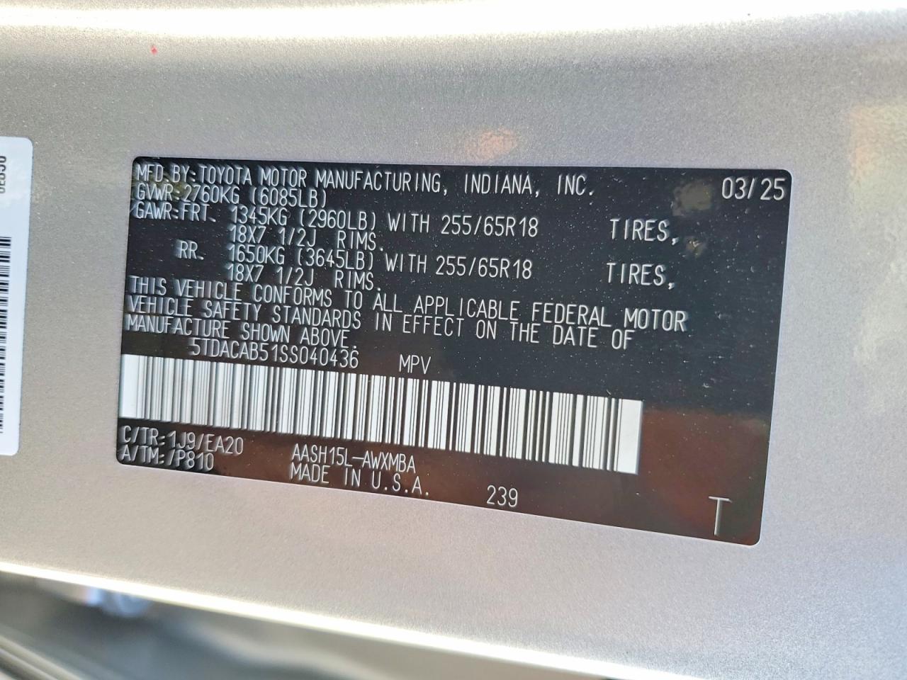 Toyota Grand Highlander Hybrid Xle