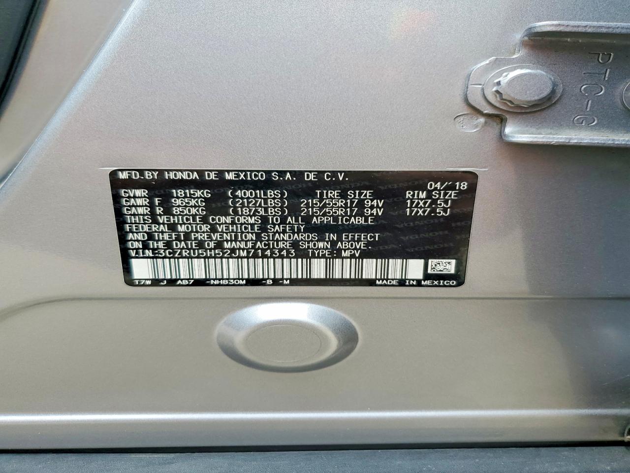 Honda HR-V Ex