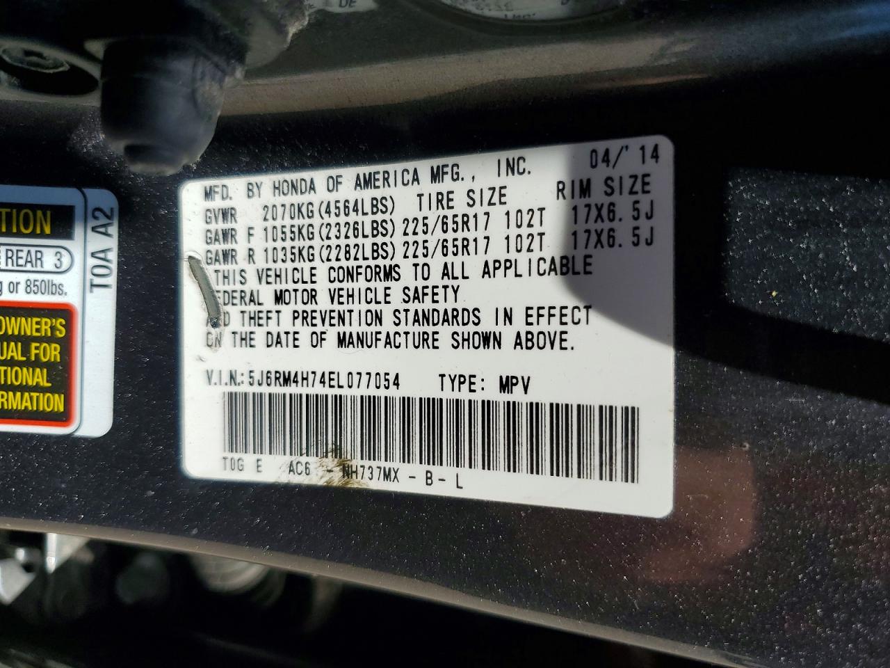 Honda Crv Exl