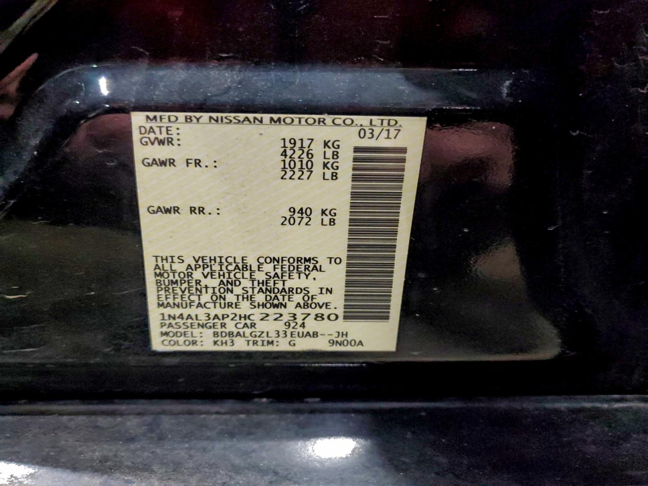 Nissan Altima 2.5 S