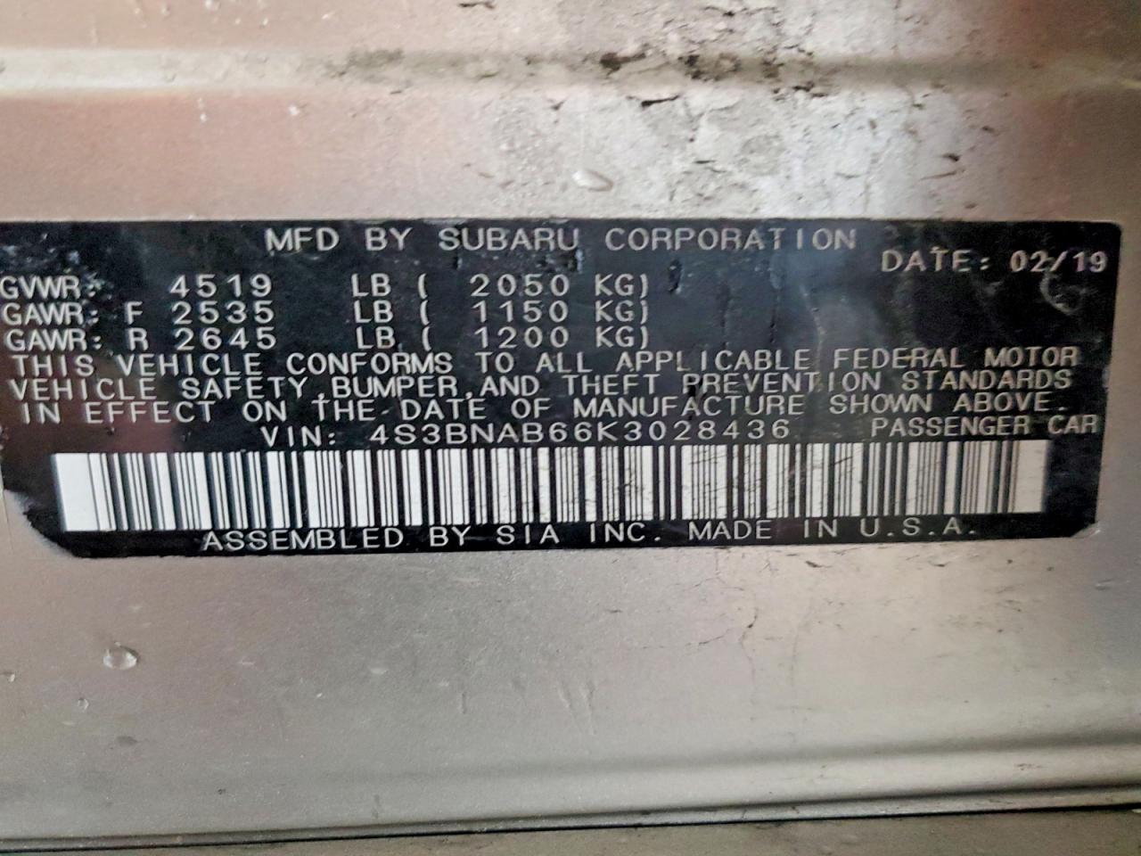 Subaru Legacy 2.5i