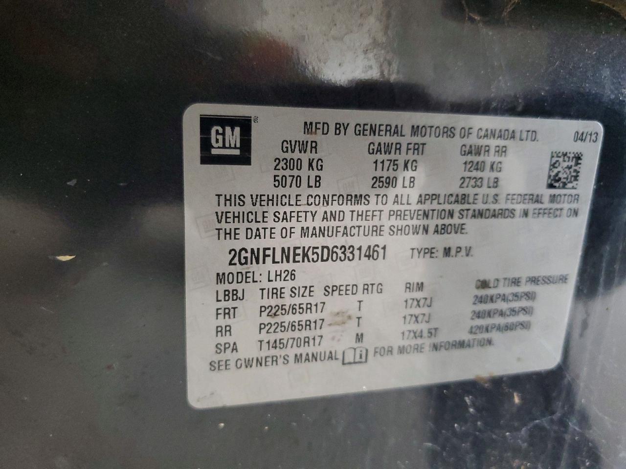 Chevrolet Equinox Lt