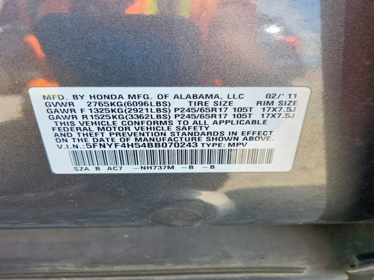 Honda Pilot Exl