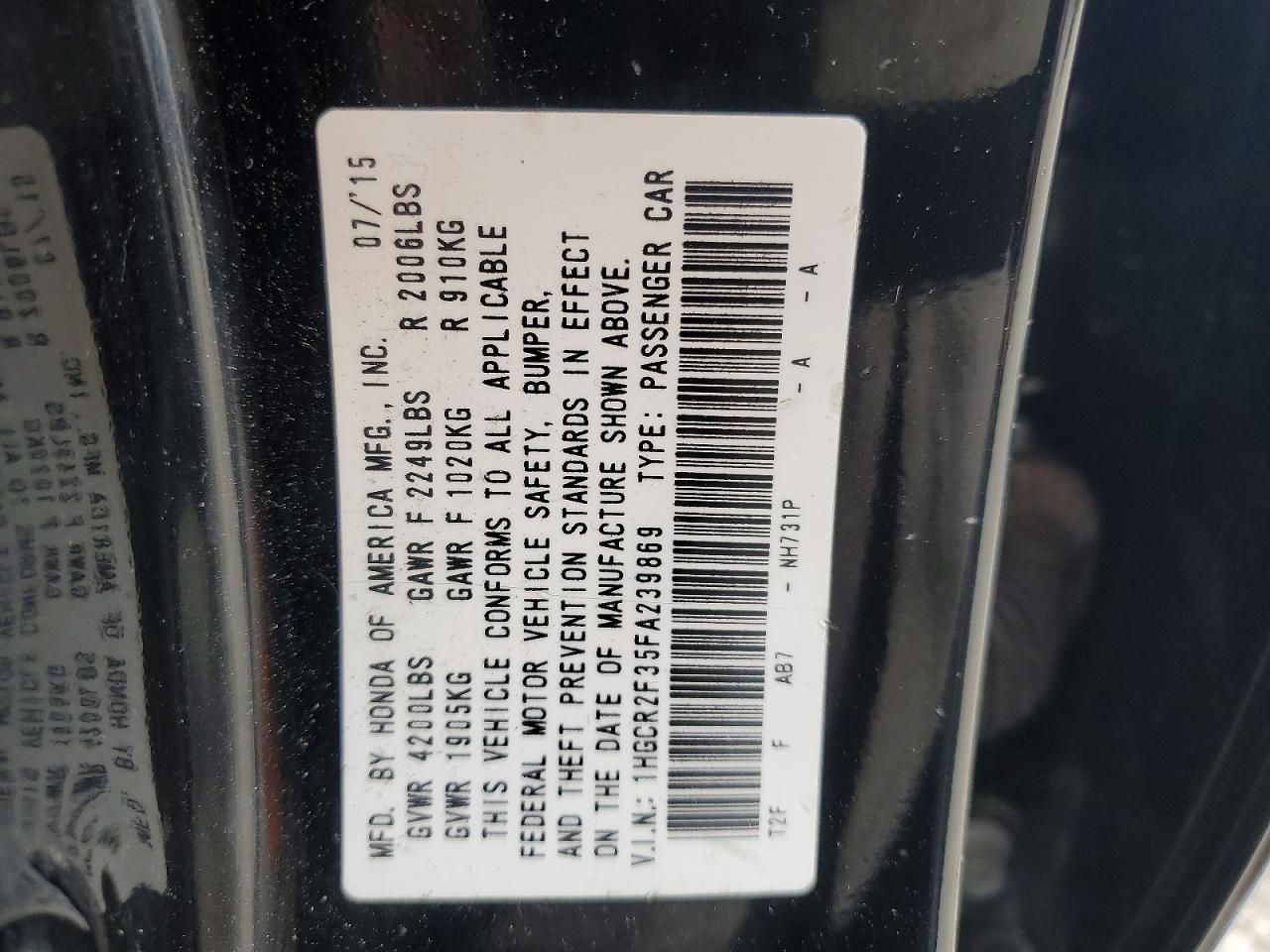 Honda Accord Lx