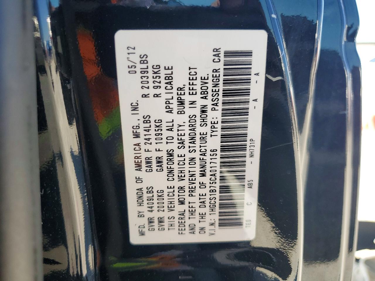 Honda Accord Ex
