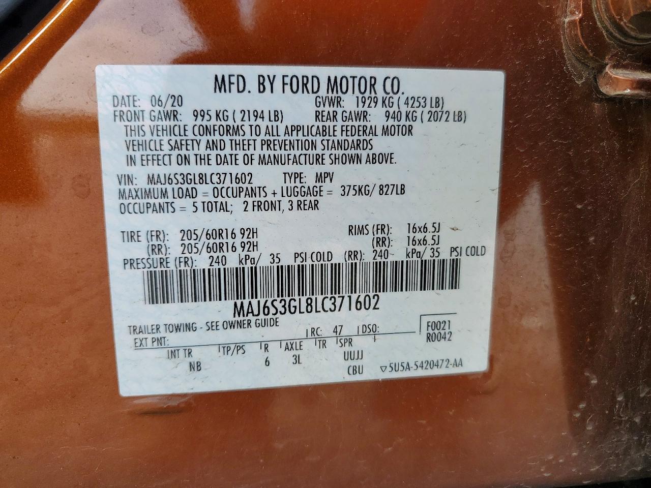 Ford EcoSport Se
