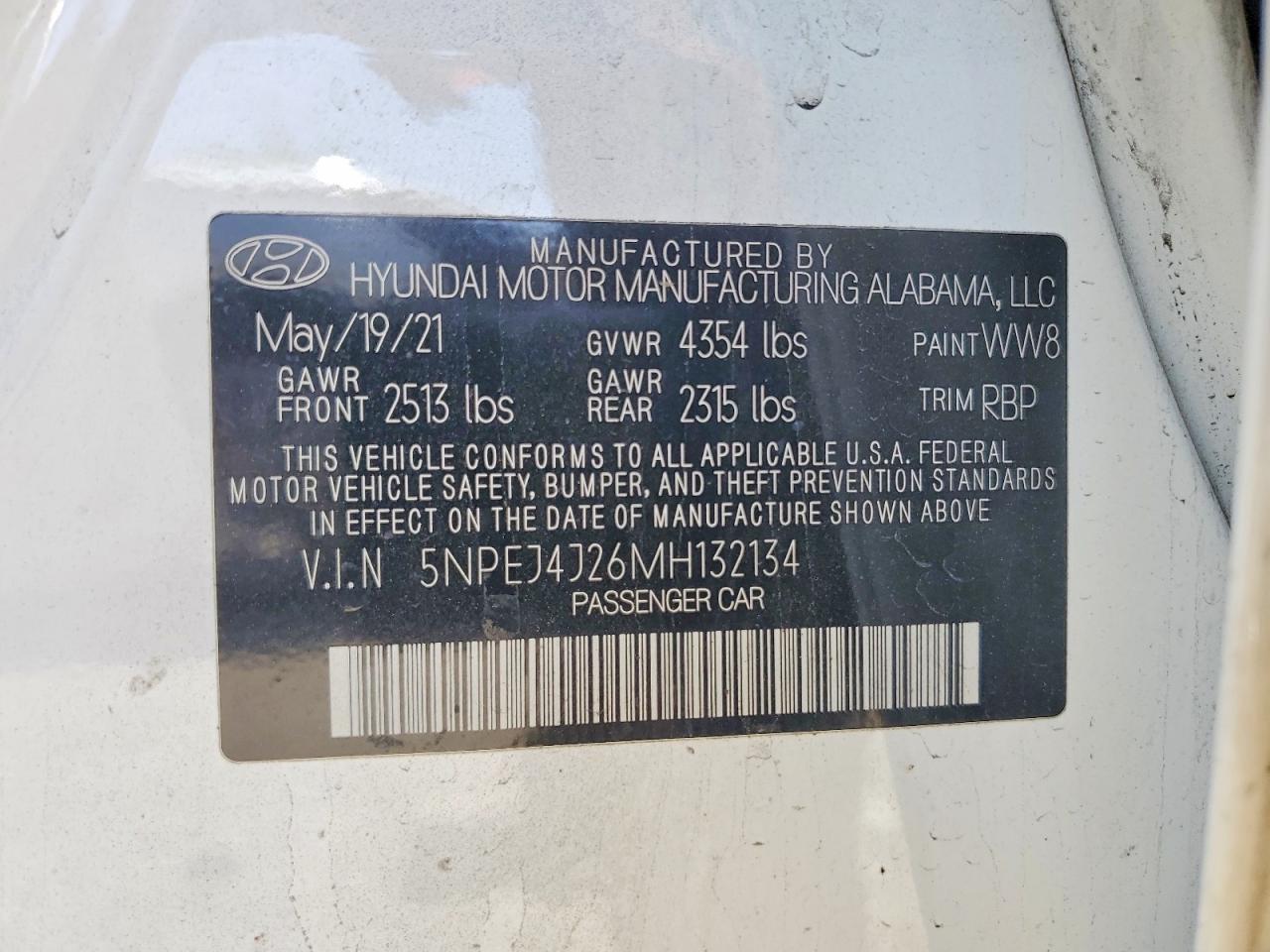 Hyundai SONATA Sel Plus