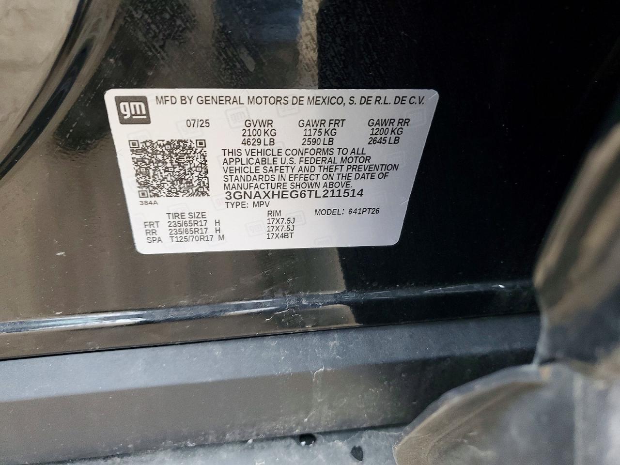 Chevrolet Equinox Lt