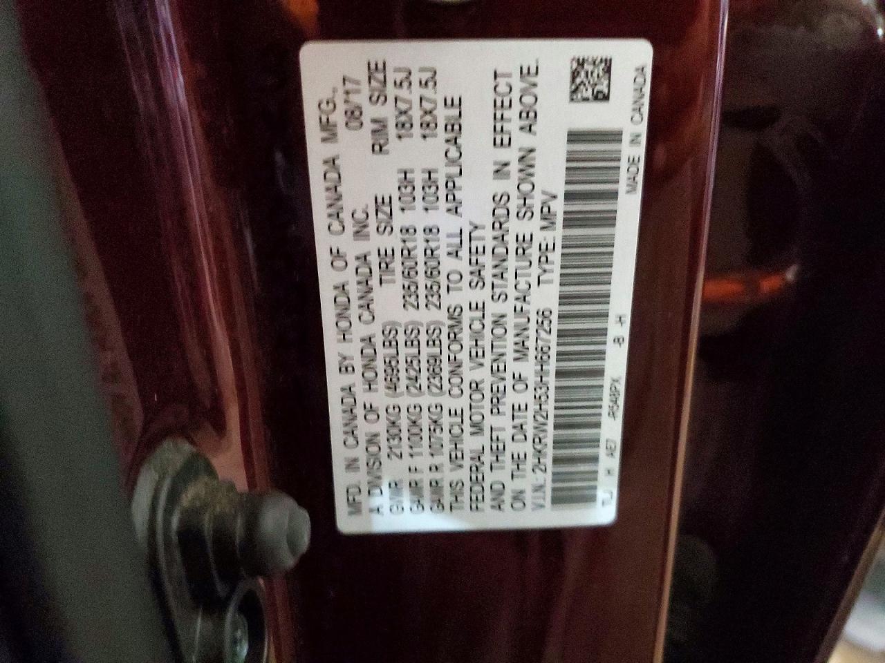 Honda Crv Ex