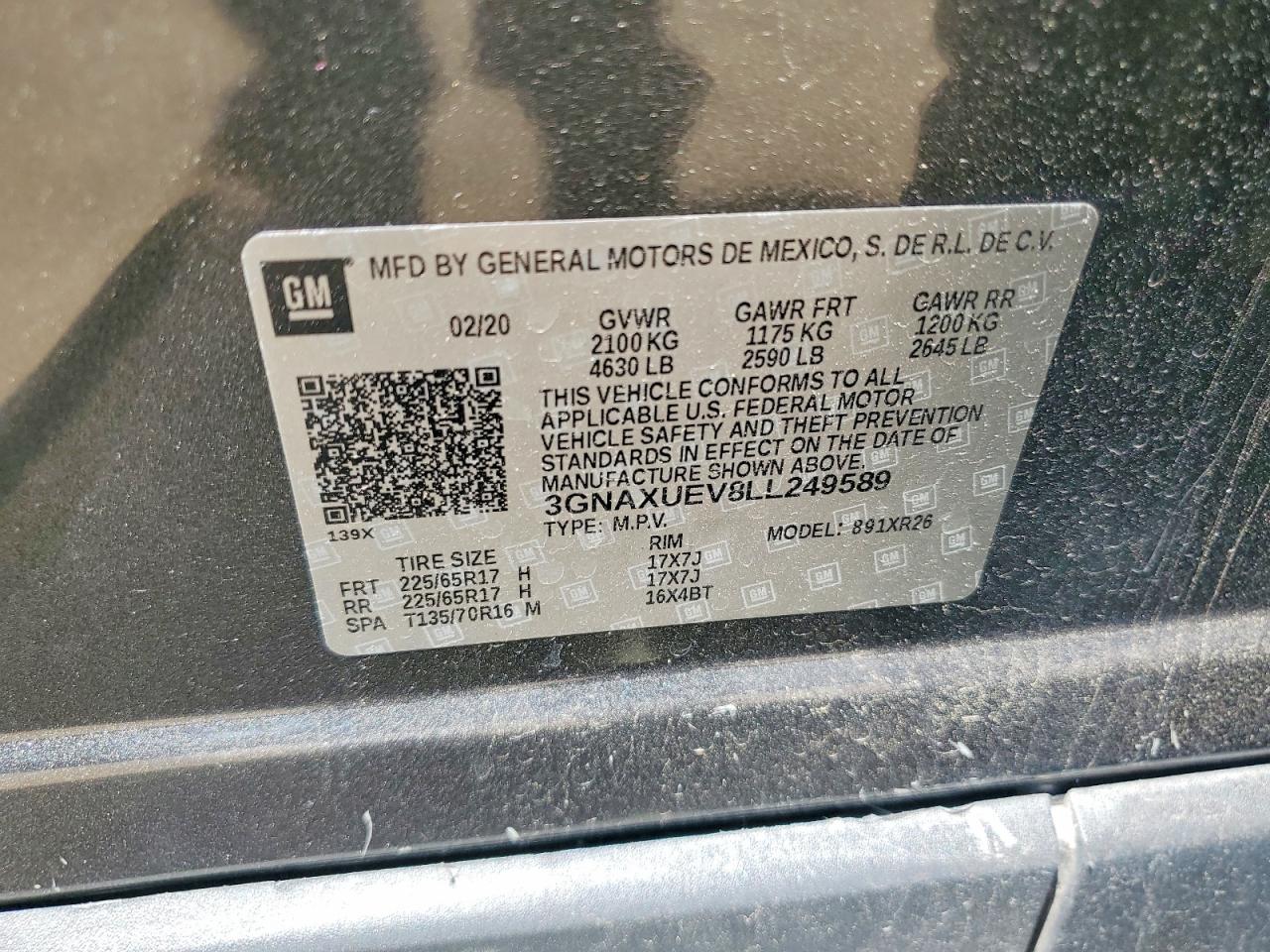 Chevrolet Equinox Lt