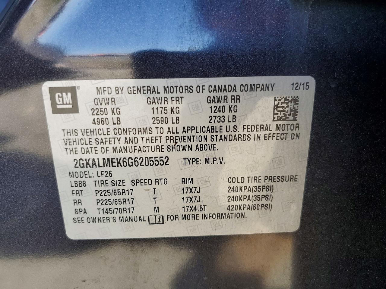 GMC Terrain Sle