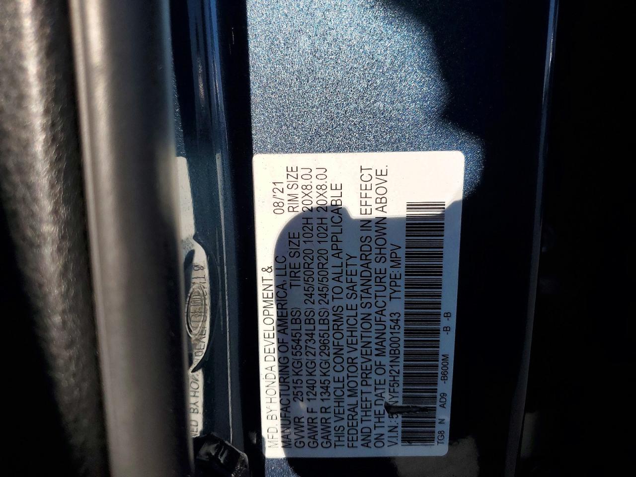 Honda Pilot Se