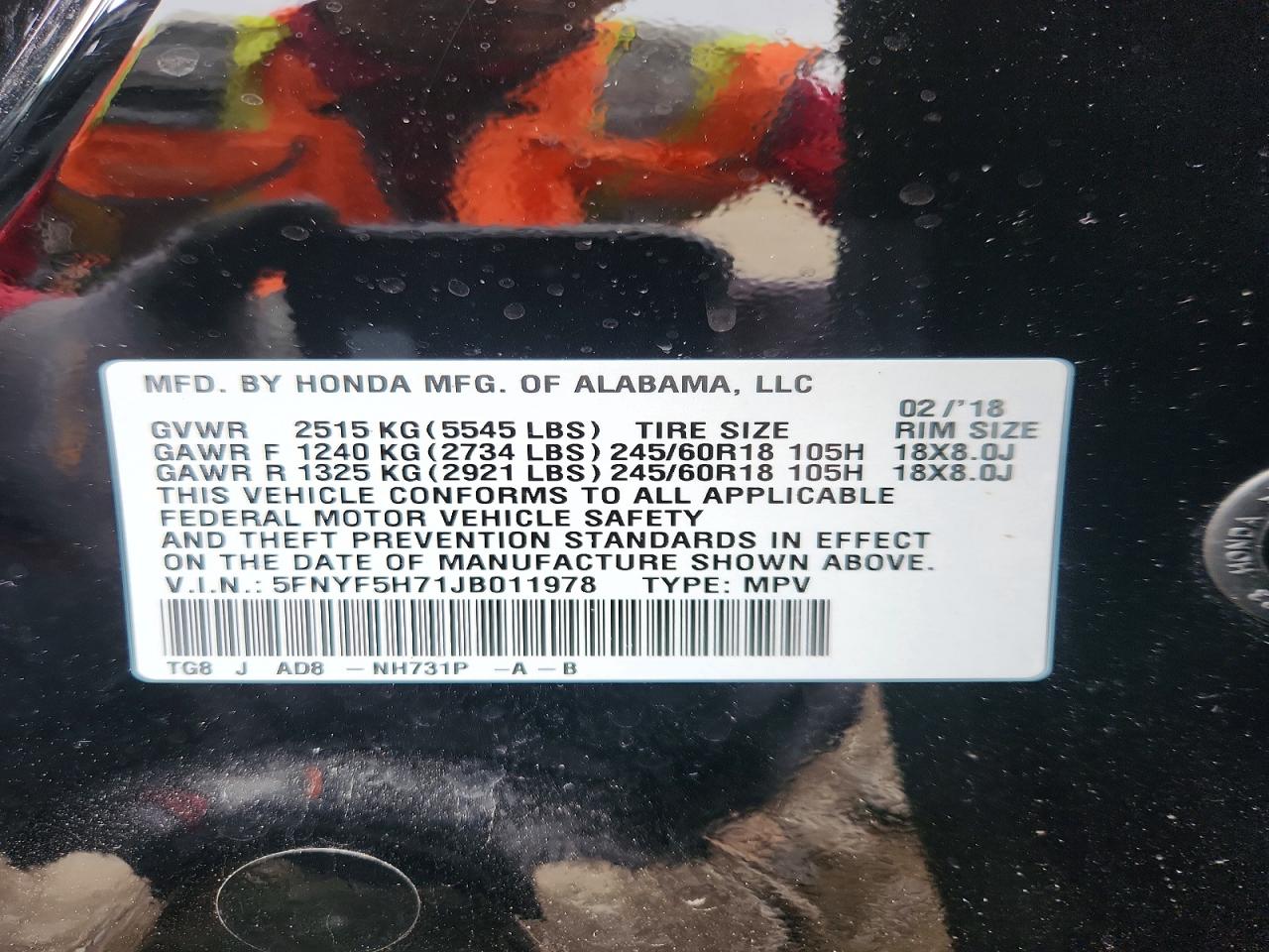 Honda Pilot Exln