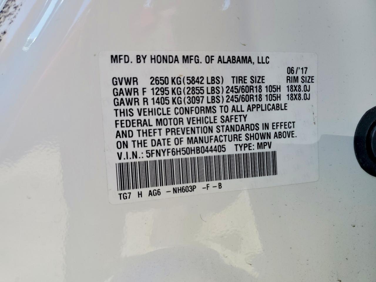 Honda Pilot Exl