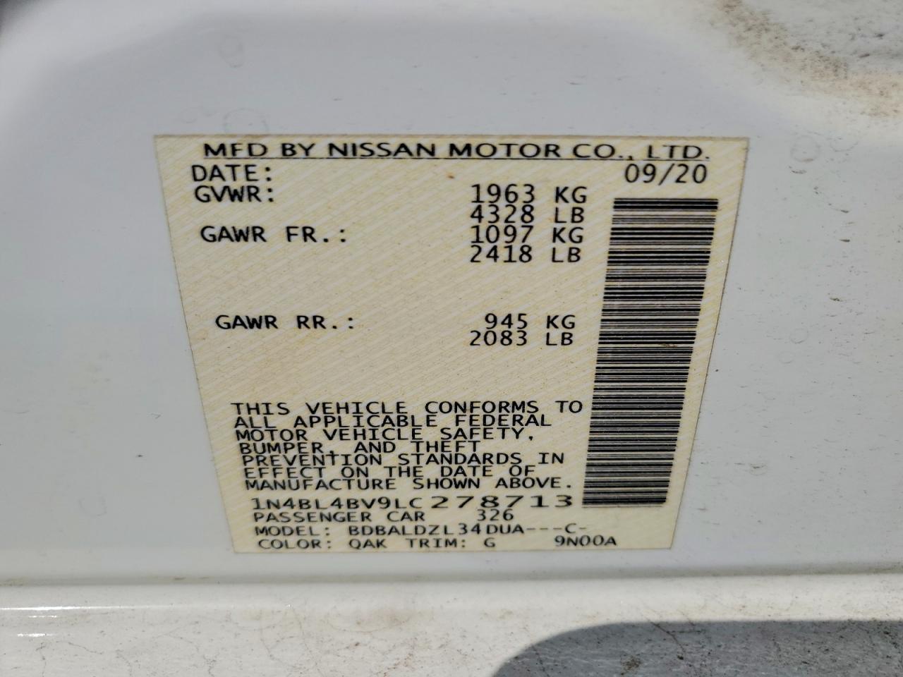 Nissan Altima 2.5 S