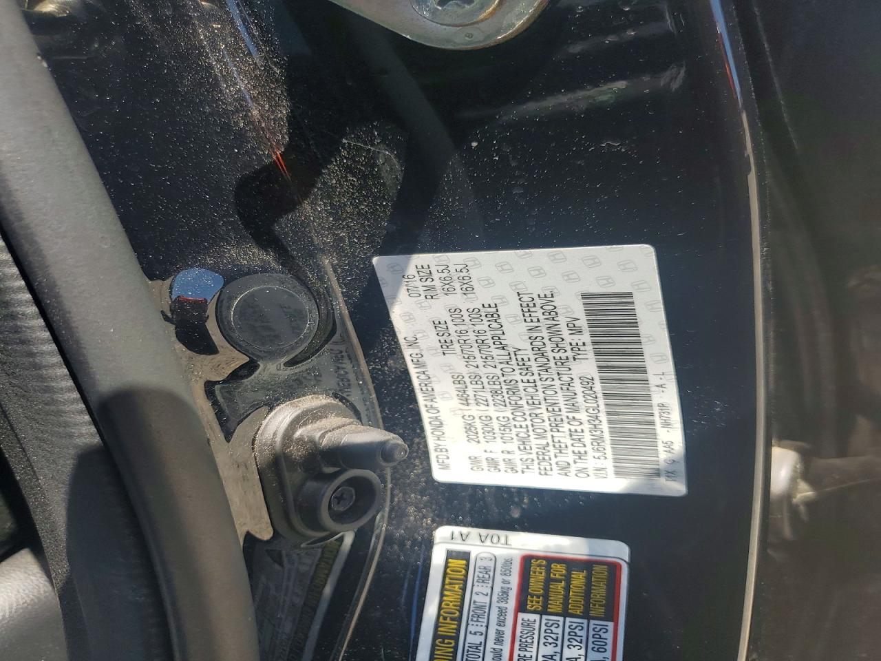 Honda Crv Lx