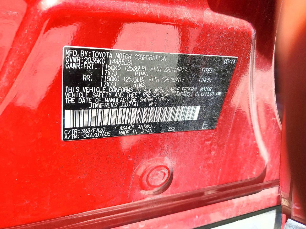 Toyota RAV4 Xle