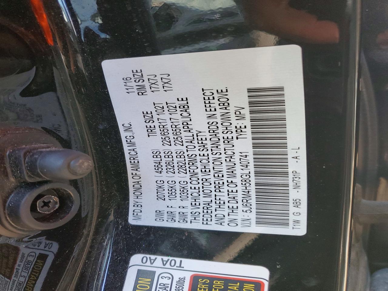 Honda Crv Ex