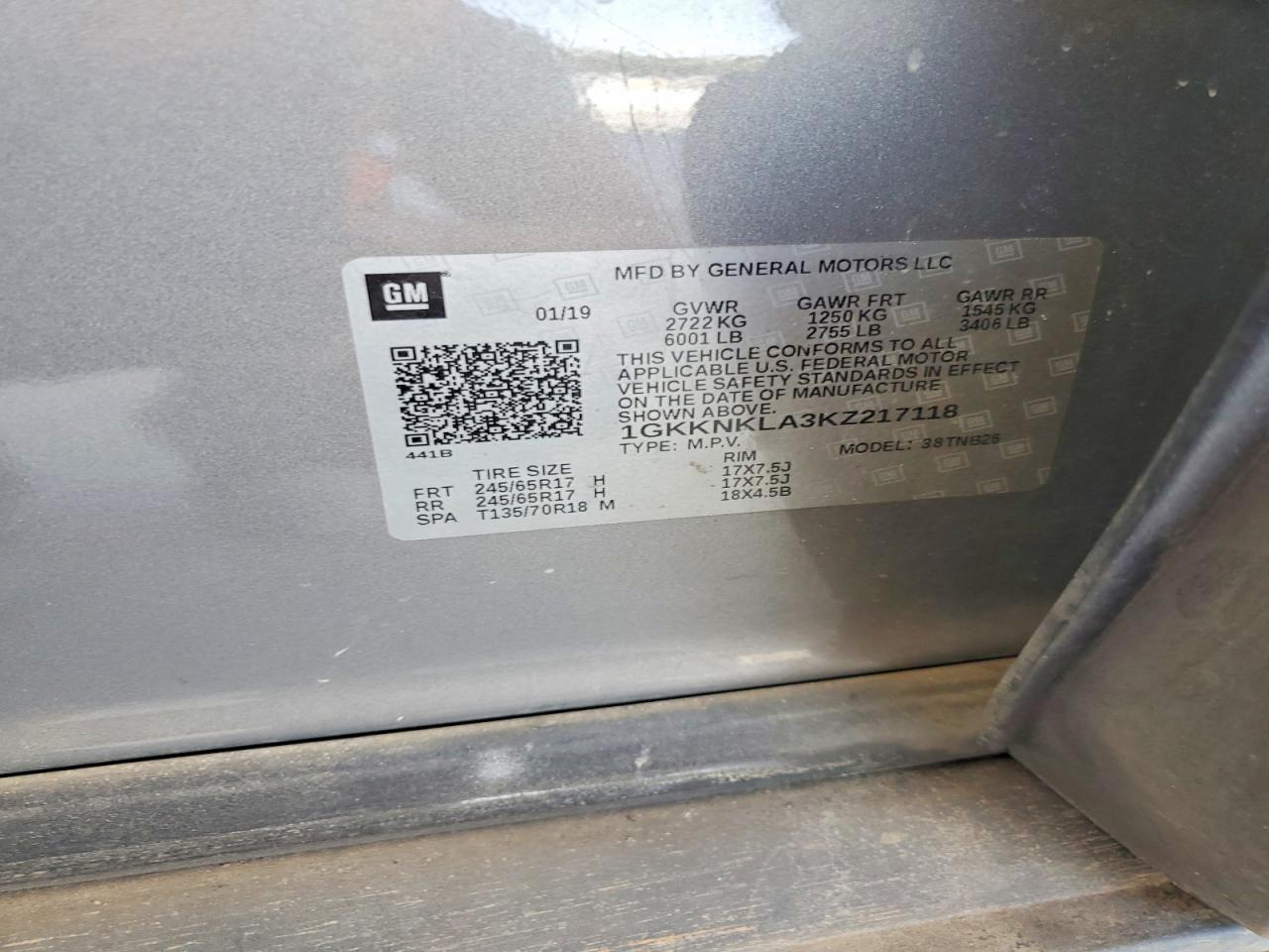 GMC Acadia Sle