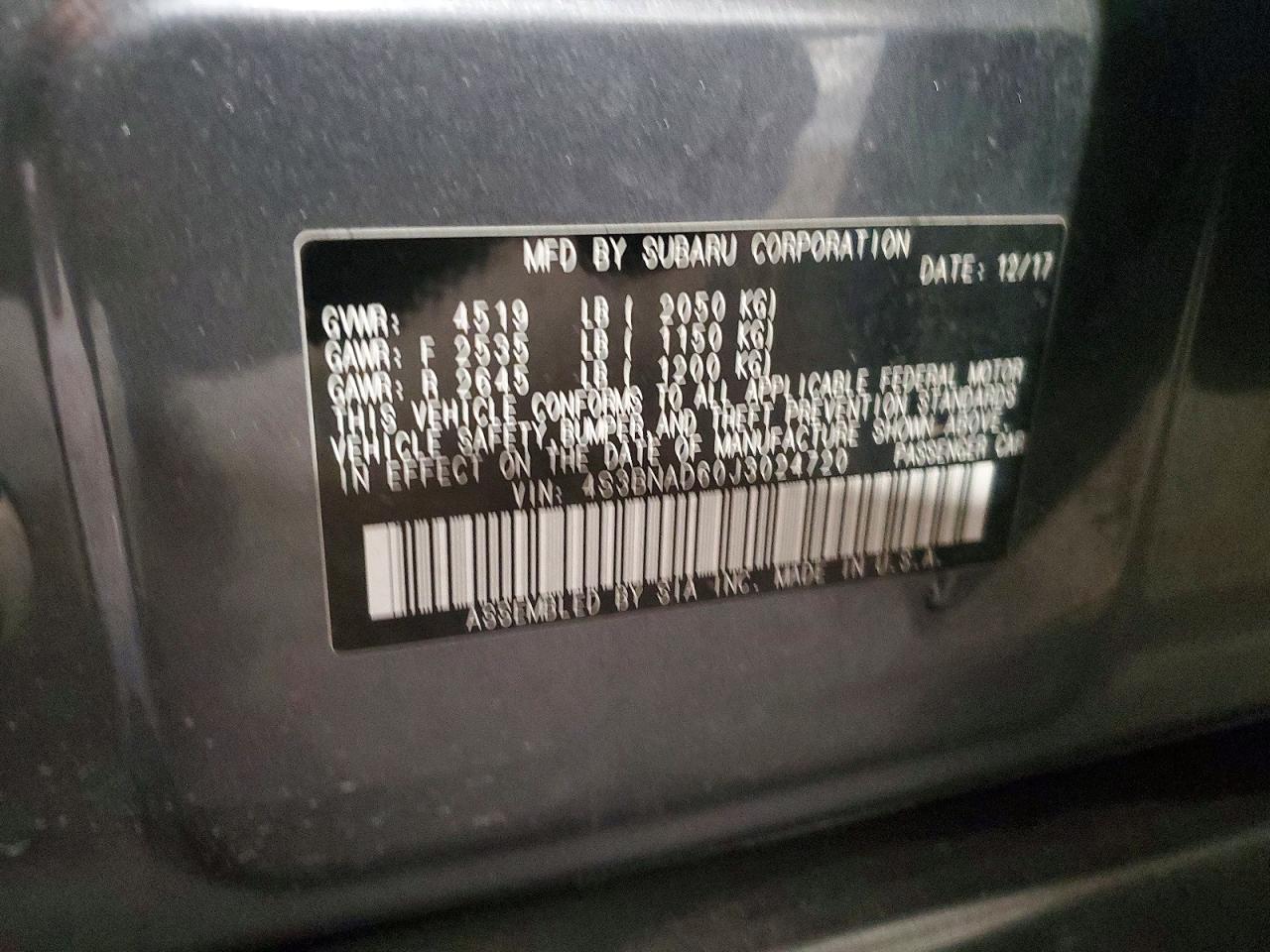 Subaru Legacy 2.5i Premium