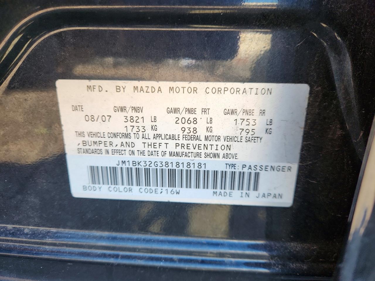 Mazda 3 I