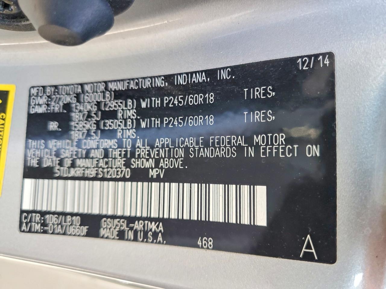 Toyota Highlander Xle