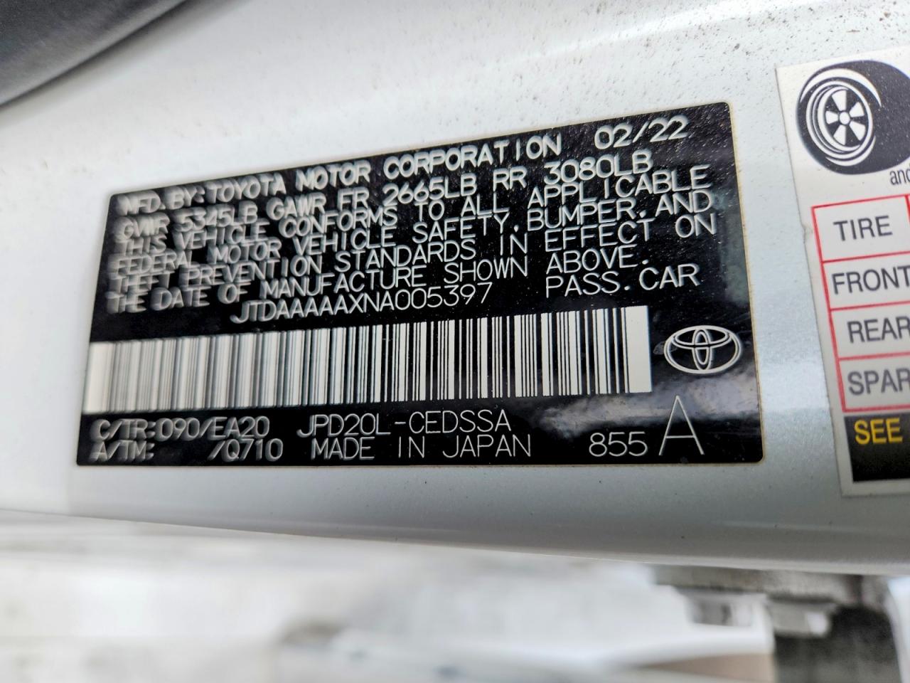 Toyota Mirai Xle