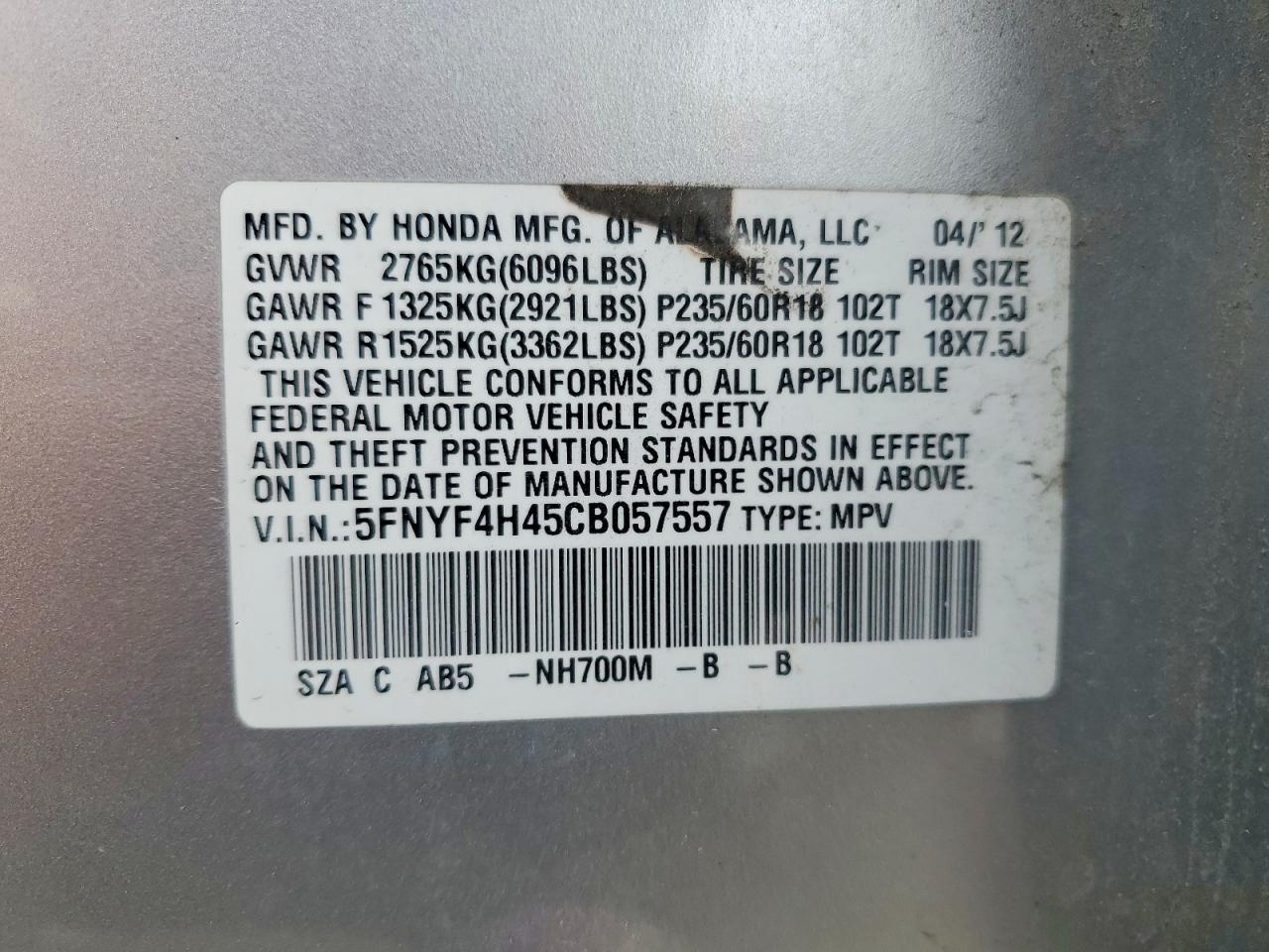 Honda Pilot Ex