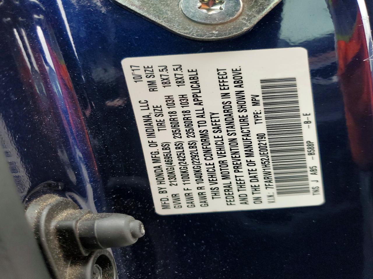 Honda Crv Ex