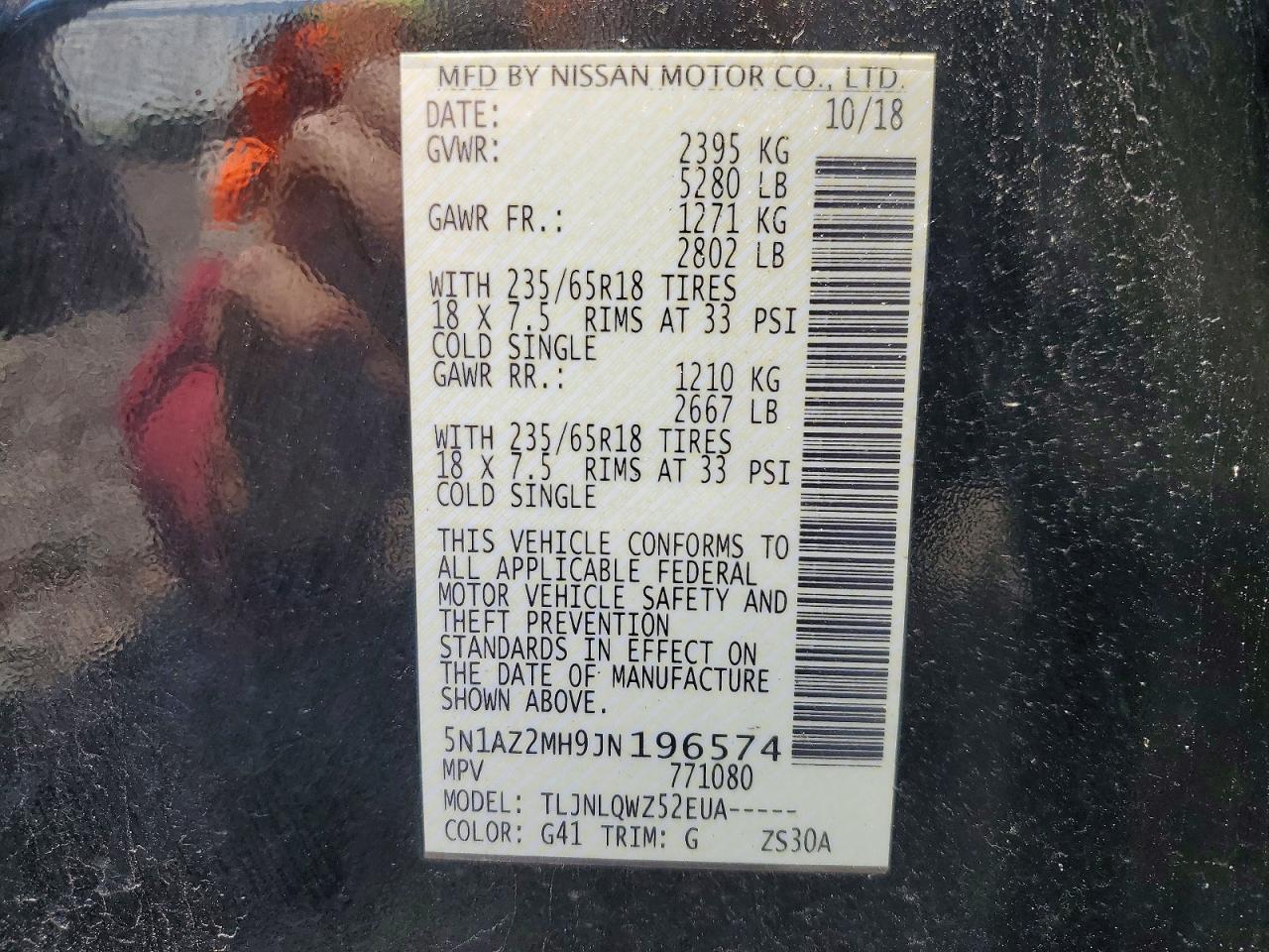 Nissan Murano Sv