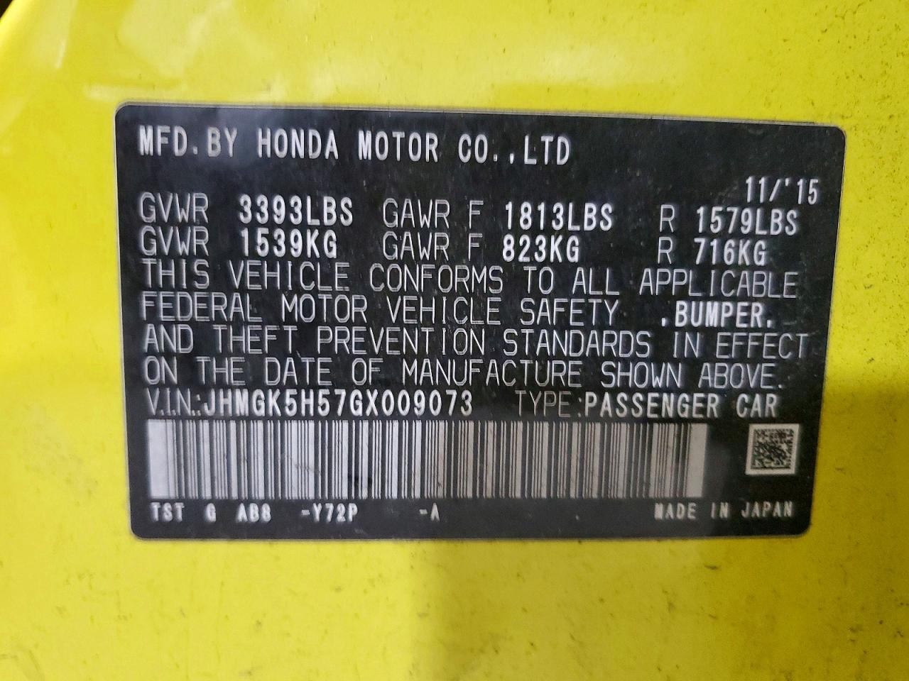 Honda Fit Lx
